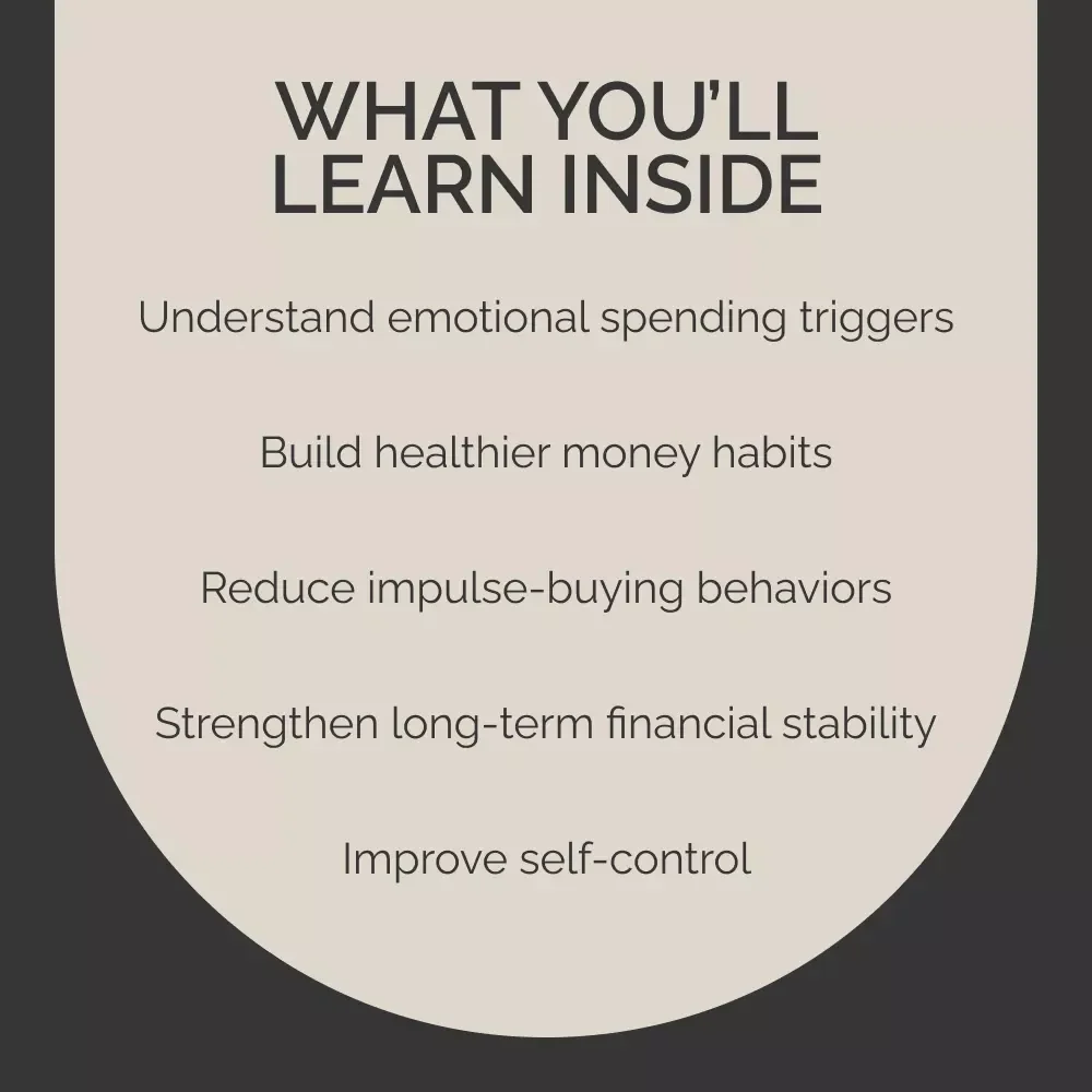 Breaking Free from the Grip of Compulsive Shopping | Self-Help Ebook for Overcoming compulsive shopping | Digital Guide for Mindful Spending & Emotional Recovery