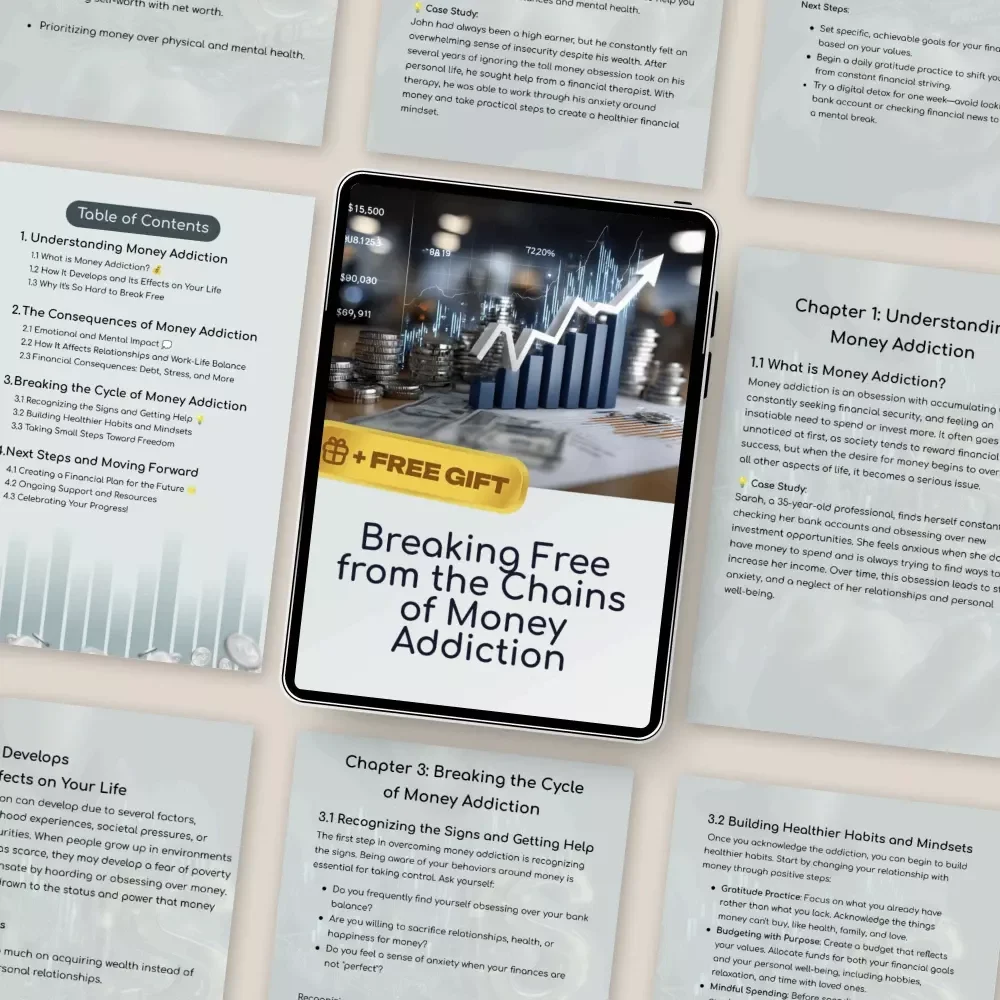 Breaking Free from the Chains of Money Addiction | Digital Self-Help Guide | Overcome Financial Stress, Build Healthier Habits, and Regain Control of Your Finances