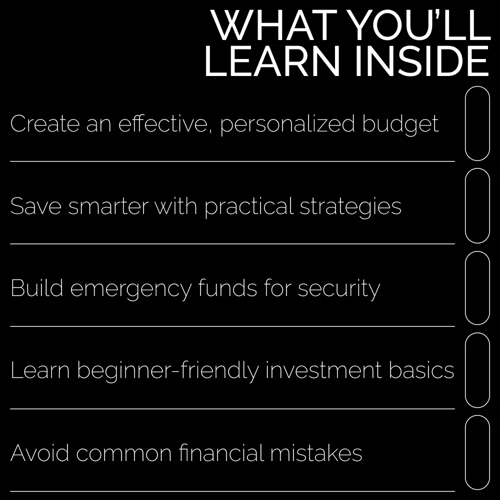 Money Mastery: Smart Ways to Save, Grow, and Keep Your Cash - A Step-by-Step Guide to Saving, Budgeting, and Investing for Your Financial Future