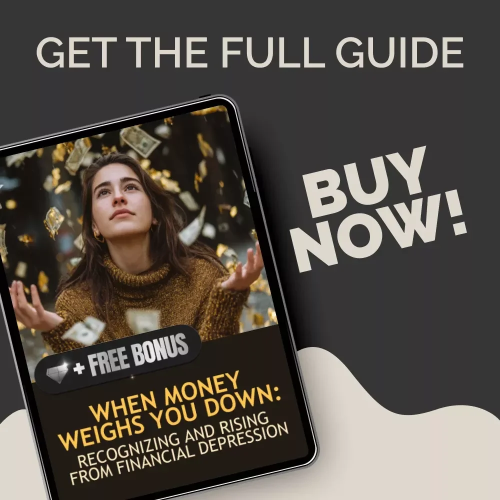 When Money Weighs You Down: Recognizing and Rising From Financial Depression Guide – Your Step-by-Step Path to Overcoming Financial Stress and Depression