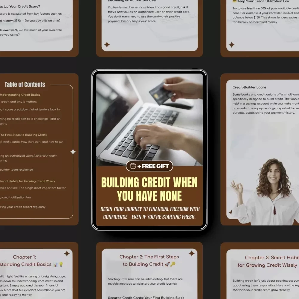 Building Credit When You Have None | Step-by-Step Checklist on How to Build Credit With No Credit | Beginner-Friendly Financial Guide | Digital Download