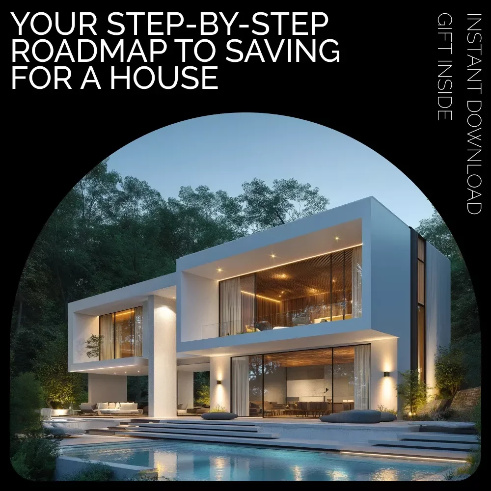 Your Step-by-Step Roadmap to Saving for a House | Budgeting Guide Checklist | How to Budget to Save for a House | First-Time Homebuyer Savings Planner