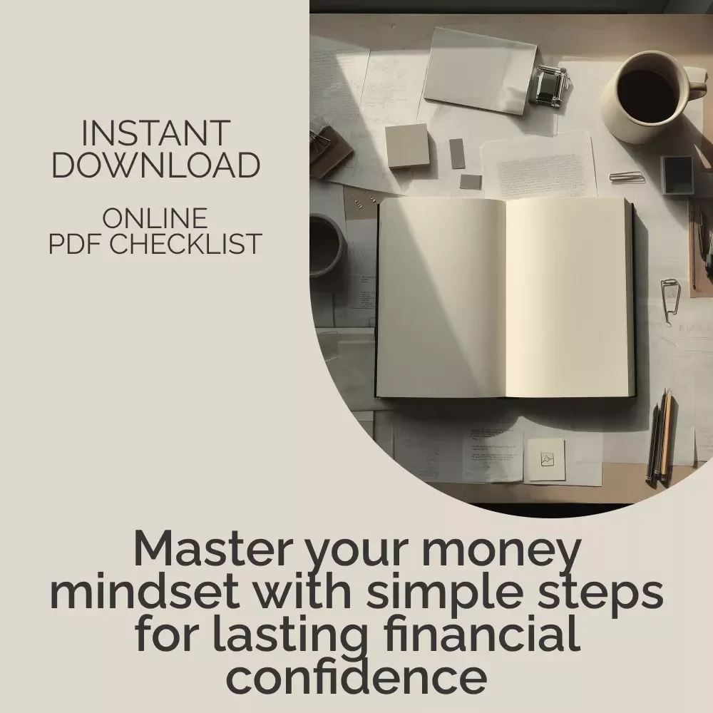 Financial Mindset Mastery Checklist | Wealth Mindset Printable | Digital Download for Personal Growth & Money Confidence | financial mindset Guide