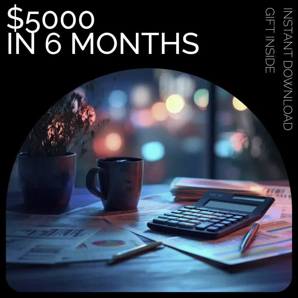 $5000 in 6 Months: Your Ultimate Savings Checklist - How to Save $5000 in 6 Months