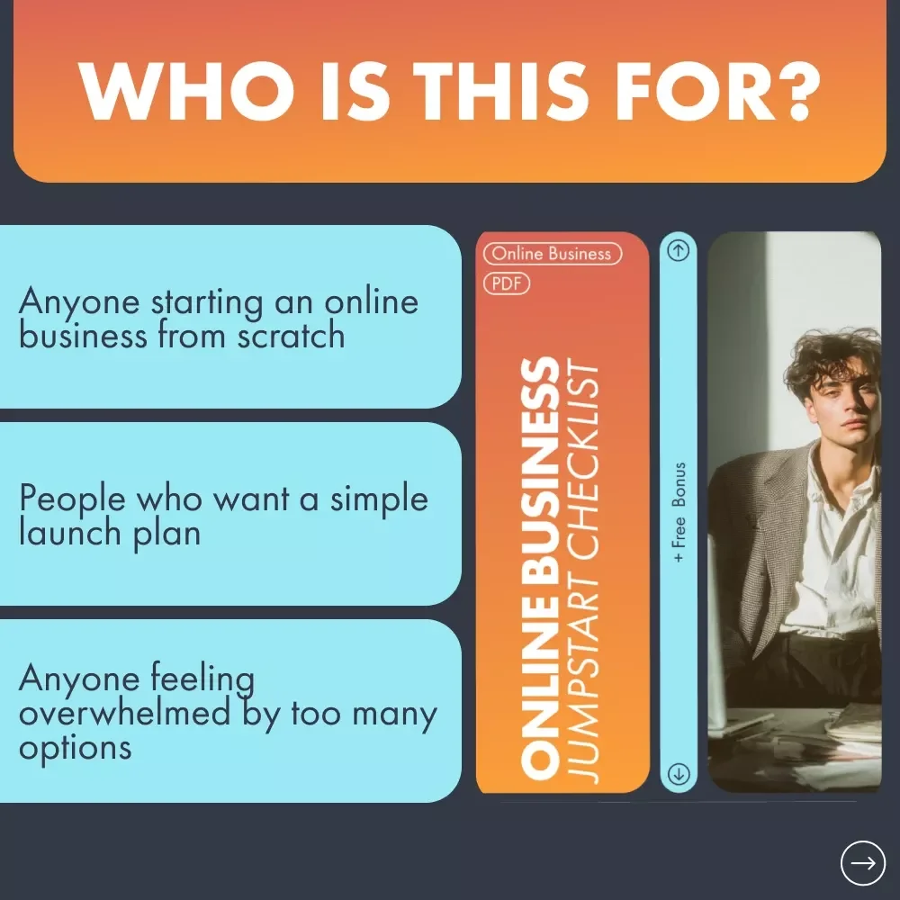 Online Business Jumpstart Checklist – Digital Download for Starting an Online Business, Step-by-Step Launch Guide, Beginner Entrepreneur Setup List