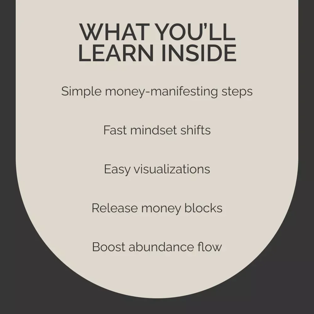 A Practical Guide to Manifesting Money | Money Manifestation Guide for Abundance, Wealth Mindset & Financial Attraction eBook (Digital Download)