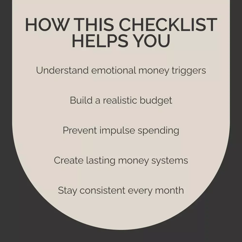 No More Money Mistakes | Printable Financial Checklist for Smarter Spending and Saving | Learn to Avoid Suboptimal Decision Making in Financial Planning | Digital Download