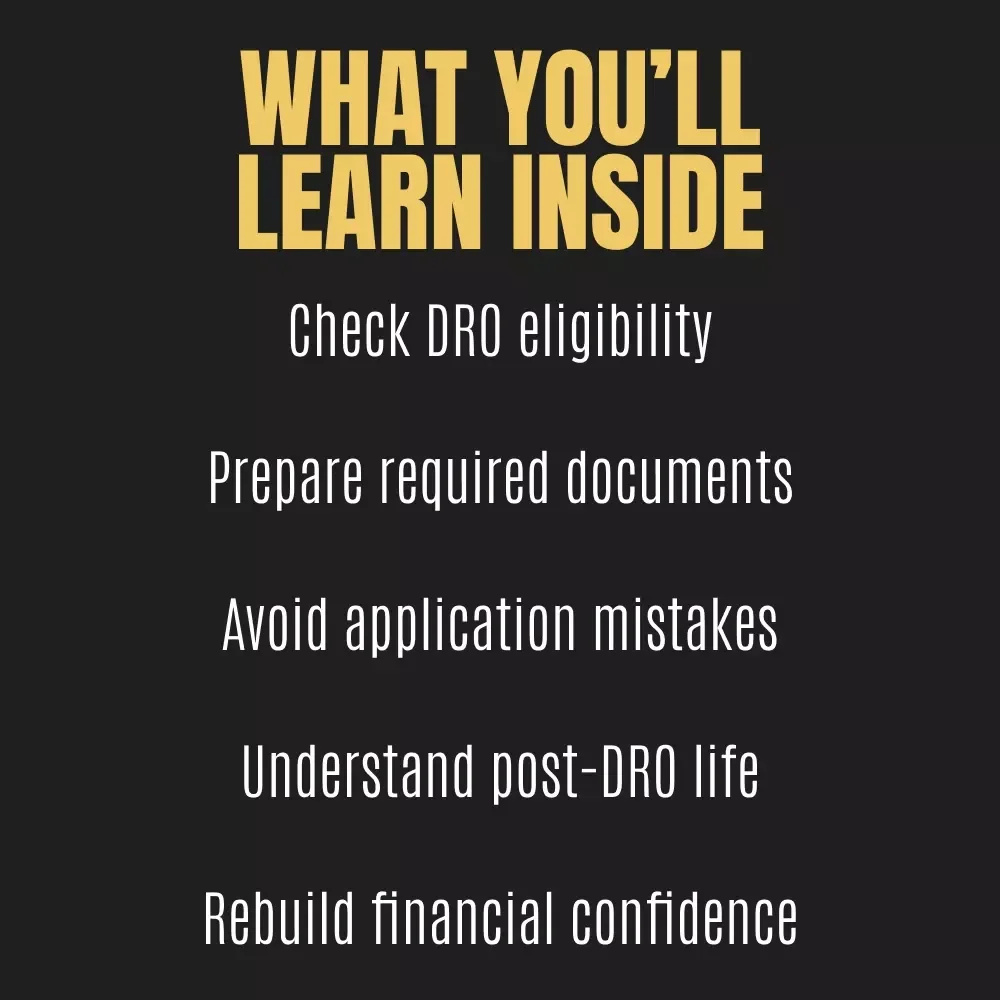 Guide to Getting a Debt Relief Order (DRO) | Step-by-Step Help, Eligibility Checklist & Clear Advice on how to get a debt relief order