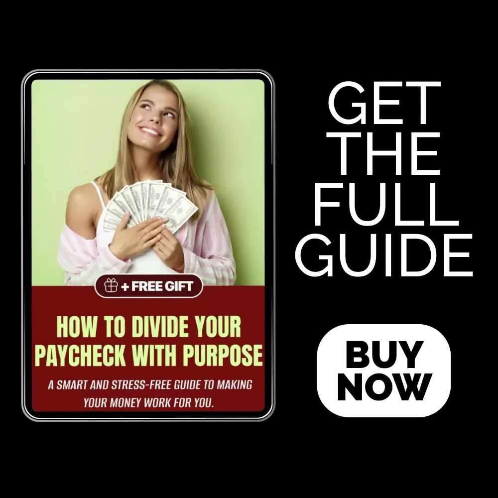 How to Divide Your Paycheck With Purpose | Step-by-Step Budgeting Guide for Smart Money Management | Learn How to Allocate Income | Digital Download