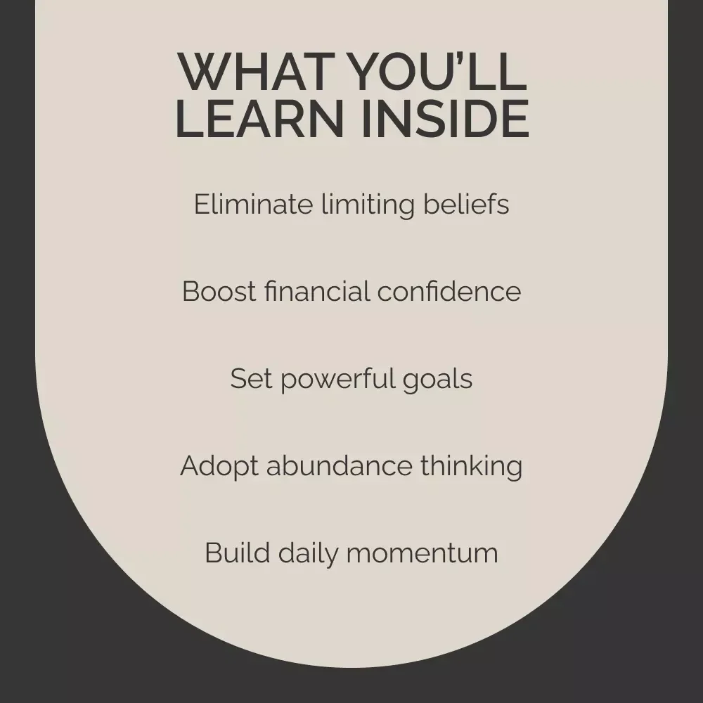 Master Your Financial Mindset: Unlock the Key to Wealth and Success | Financial Mindset eBook for Abundance, Confidence, and Money Mastery | Mindset Coaching Guide | Wealth-Building Digital Download
