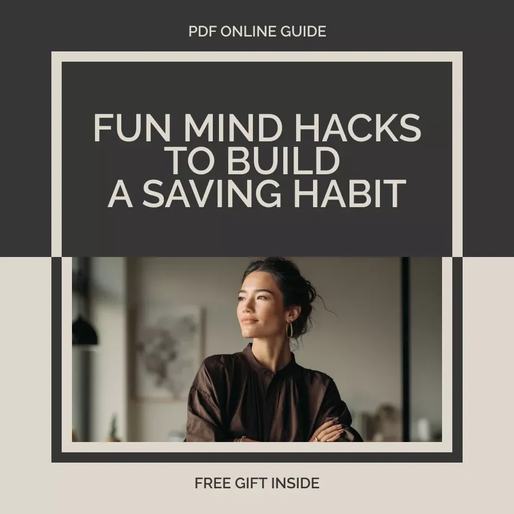 Fun Mind Hacks to Build a Saving Habit That Sticks – Easy Checklist with mental tricks to stick saving habit | Digital Download