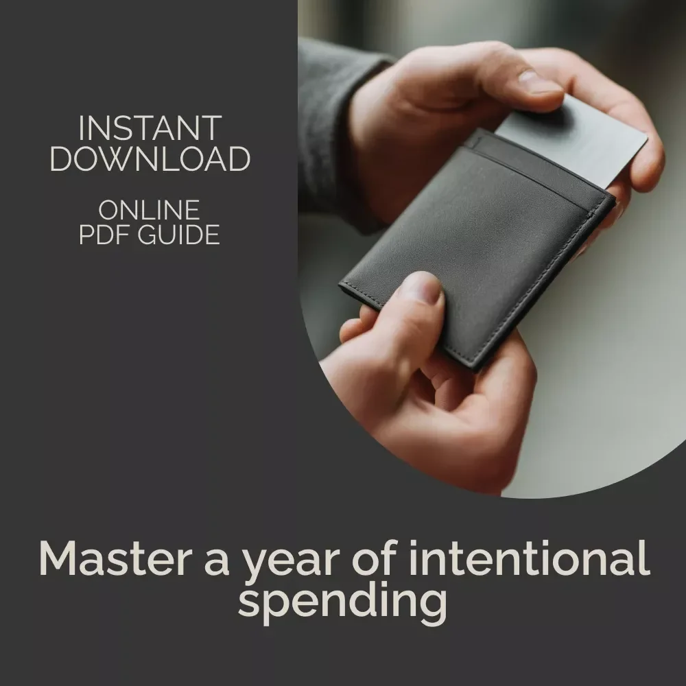 The No-Buy Year: Reset, Save & Reclaim Your Spending Power | Practical Ebook Guide on how to do a no buy year, Mindful Spending Reset & Financial Detox