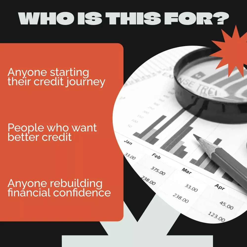 Credit Building Made Easy | Printable Checklist for Beginners | Step-by-Step Guide on How to Build Credit from Scratch | Instant Digital Download