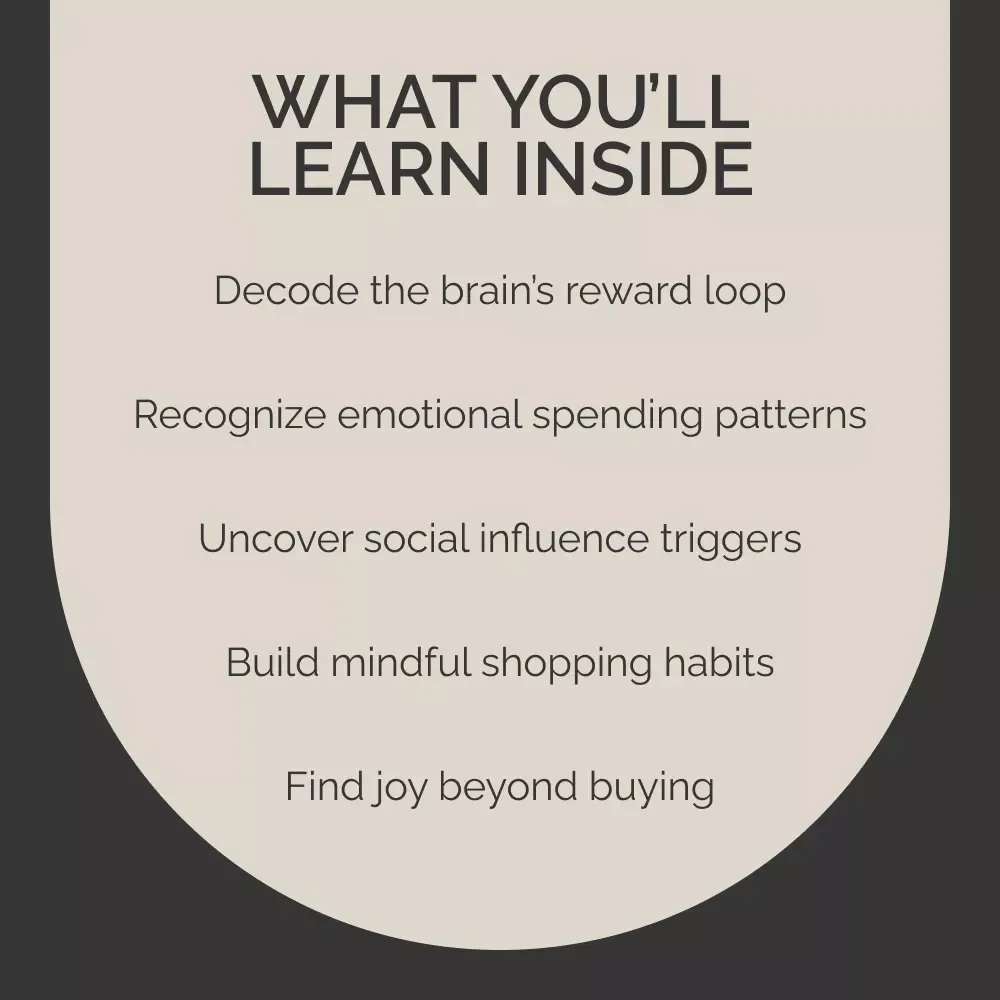 Retail Therapy Unpacked: The Surprising Psychology Behind Why Shopping Feels So Good | Emotional Spending Awareness eBook | Understand Why Does Shopping Make Me Happy and Build Mindful Habits