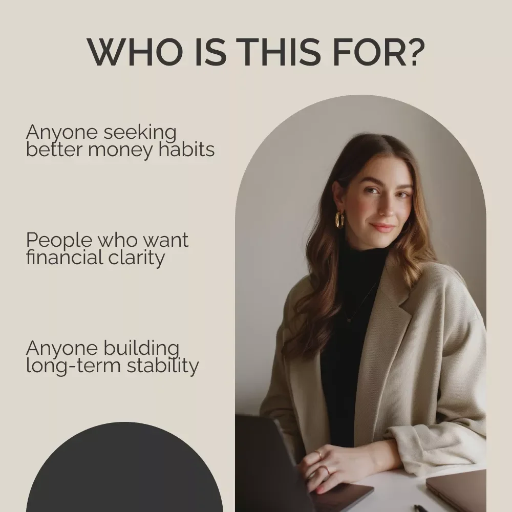 Your Money-Mindedness Action Checklist | Money-Mindedness Growth Guide, Financial Mindset Reset, Goal-Setting & Budgeting Printable Checklist for Intentional Wealth