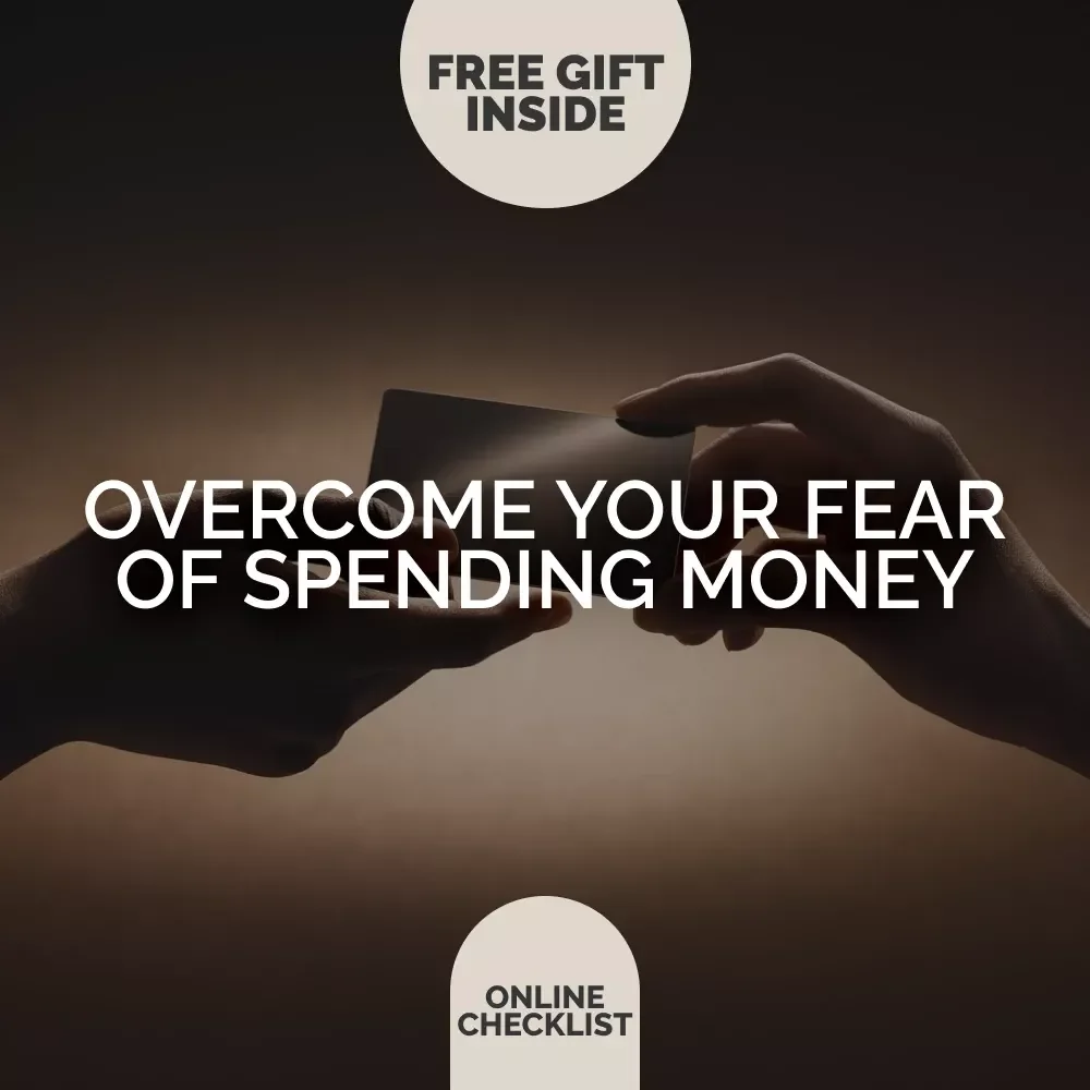 Overcome Your Fear of Spending Money Checklist | Printable Mindset and Budgeting Tool | For Anyone Afraid to Spend Money and Ready to Build Confidence