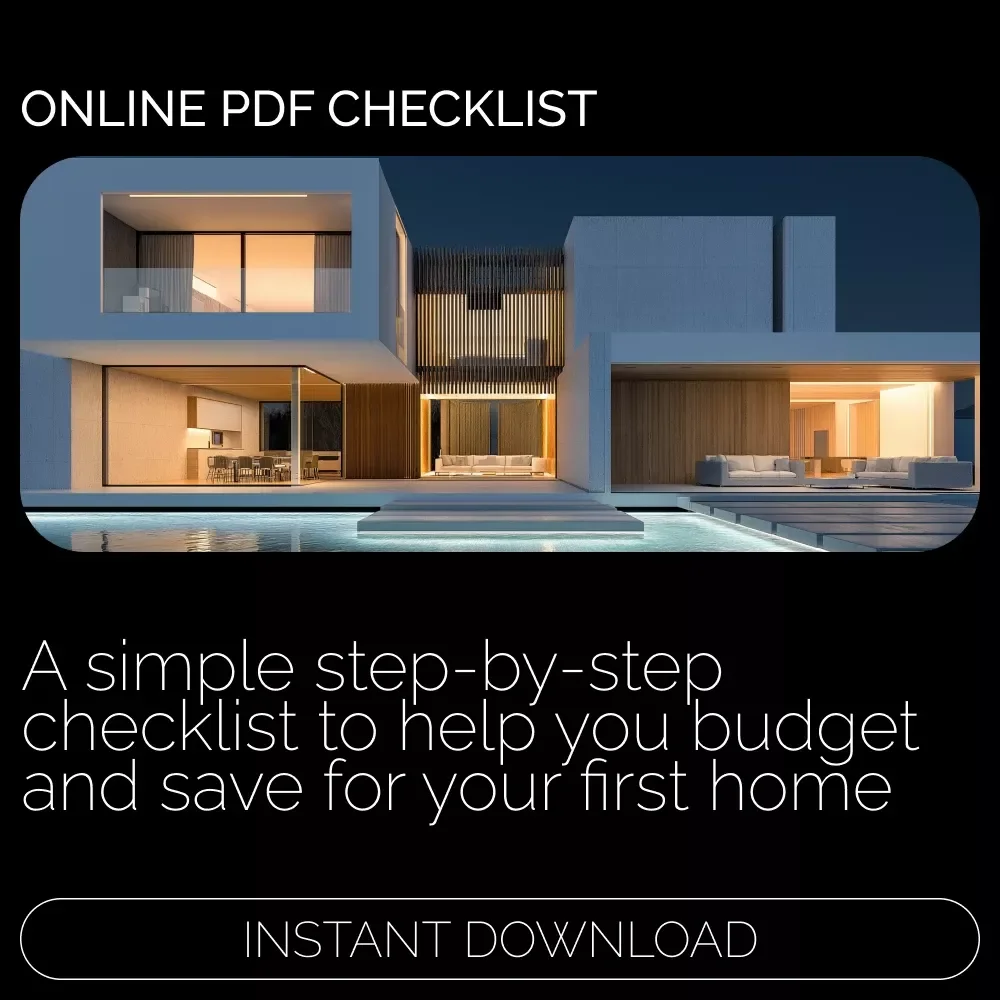 Your Step-by-Step Roadmap to Saving for a House | Budgeting Guide Checklist | How to Budget to Save for a House | First-Time Homebuyer Savings Planner