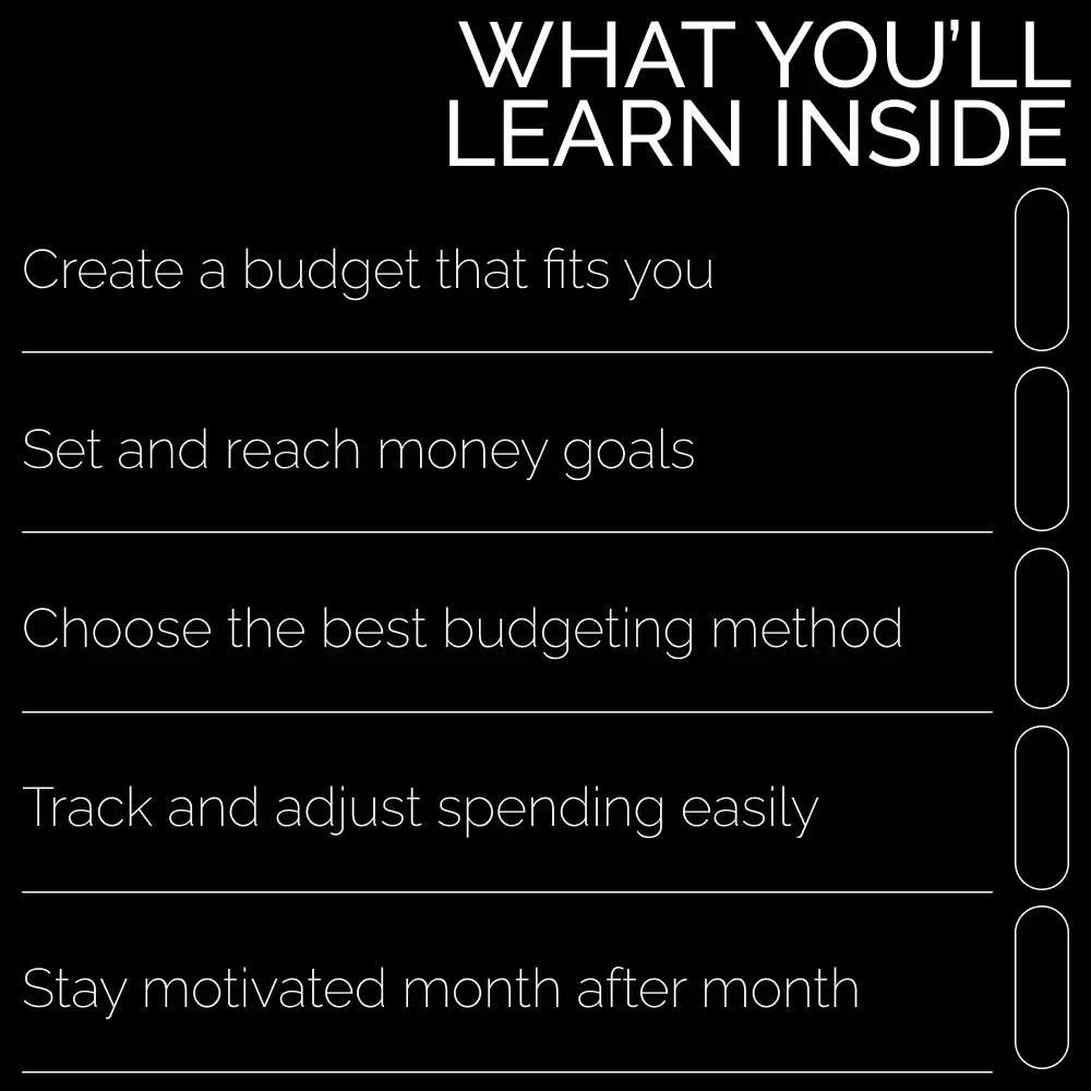Budgeting Made Simple | Digital eBook for Beginners | Learn How to Start a Budget, Save More, and Take Control of Your Finances