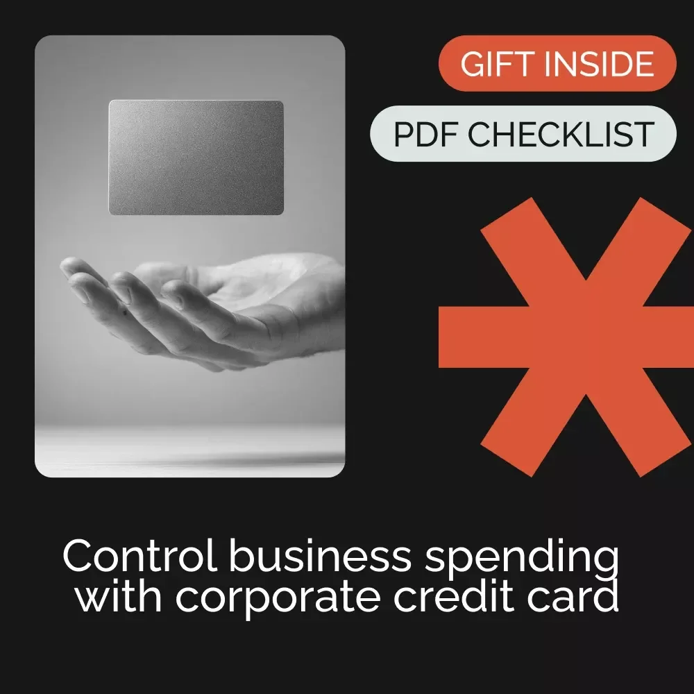 Corporate Credit Card Mastery Checklist | How to Manage Corporate Credit Cards for Small Business, Finance Teams & Entrepreneurs | Digital Download