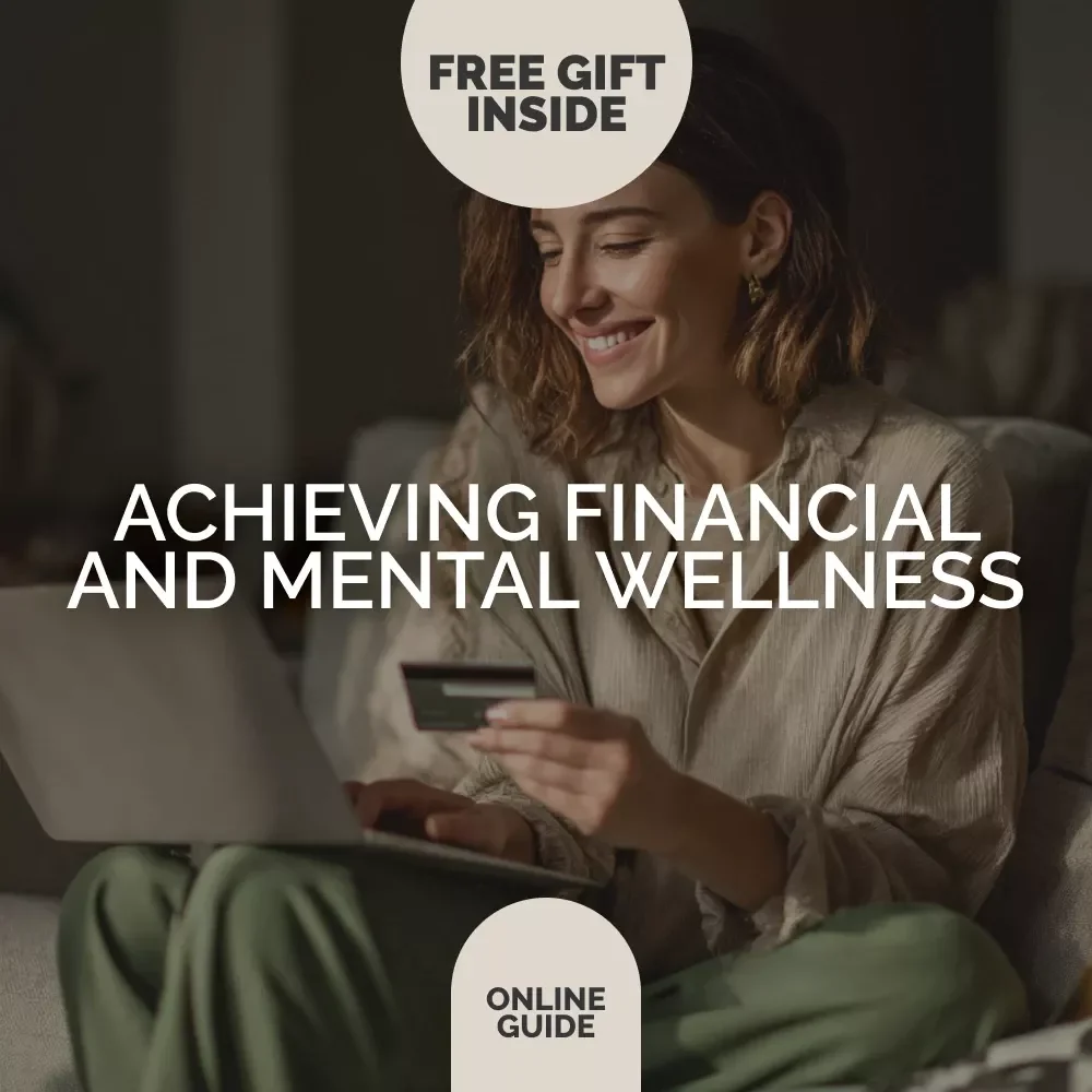 Achieving Financial and Mental Wellness | Printable Checklist for Mental Health and Money Problems | Financial Self-Care & Stress Management Guide