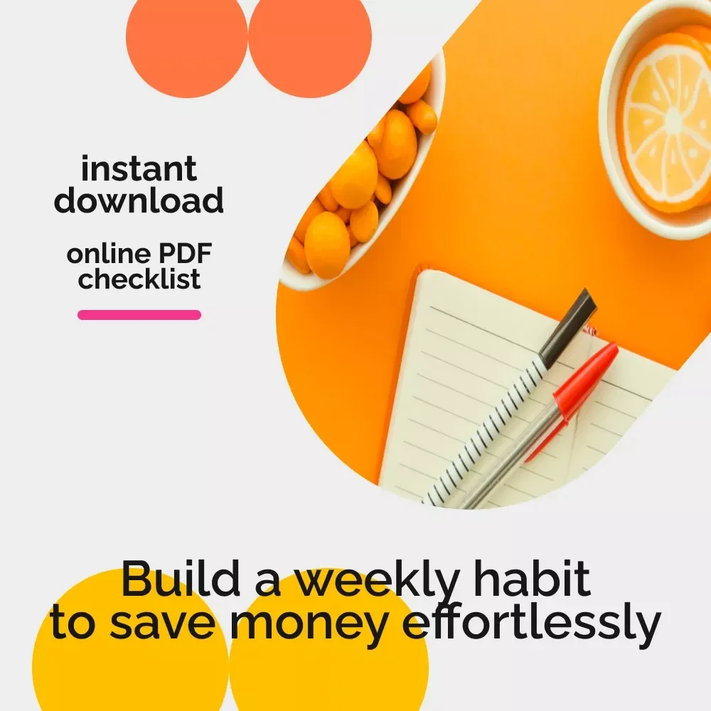 The No-Spend Day Power Play: Weekly Checklist | No Spend Challenge Budgeting Planner | Digital Download Savings Guide