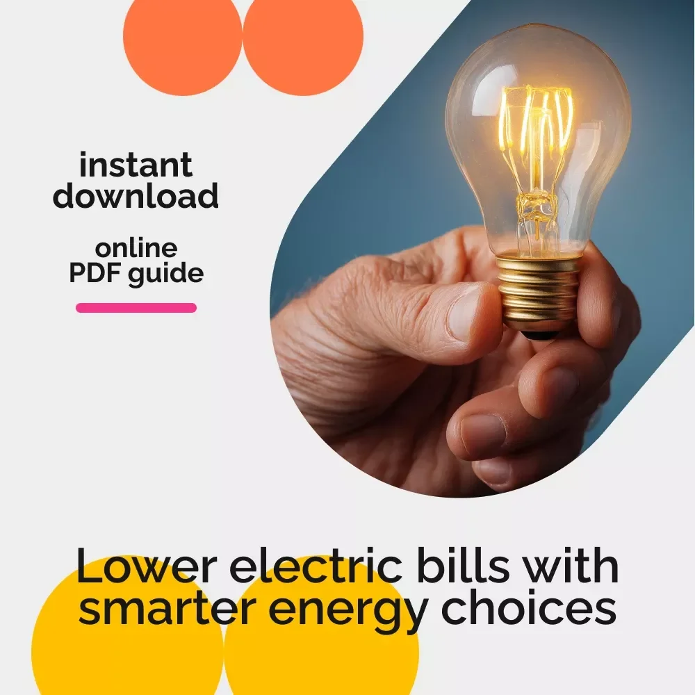 Slash Your Electric Bill | How to Save on Electric Bill Guide | Energy Saving Digital Download