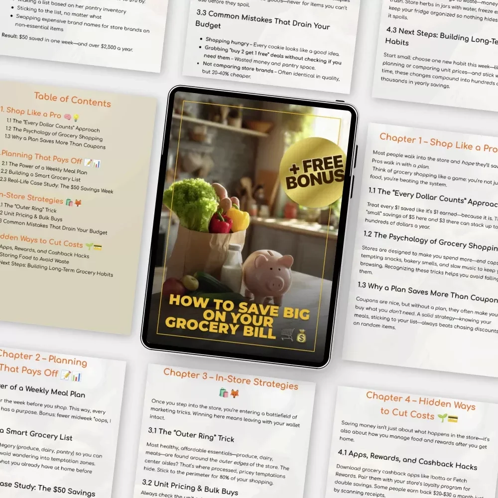 How to Save Big on Your Grocery Bill | Smart Guide for how to save money grocery shopping, Meal Planning, Budget Grocery Tips & Weekly Savings Strategy