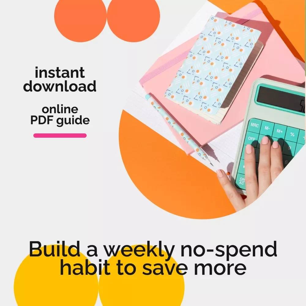 How to Master a Weekly No-Spend Day and Boost Your Savings – Smart Money Habits Guide, No-Spend Challenge eBook, Personal Finance Digital Download