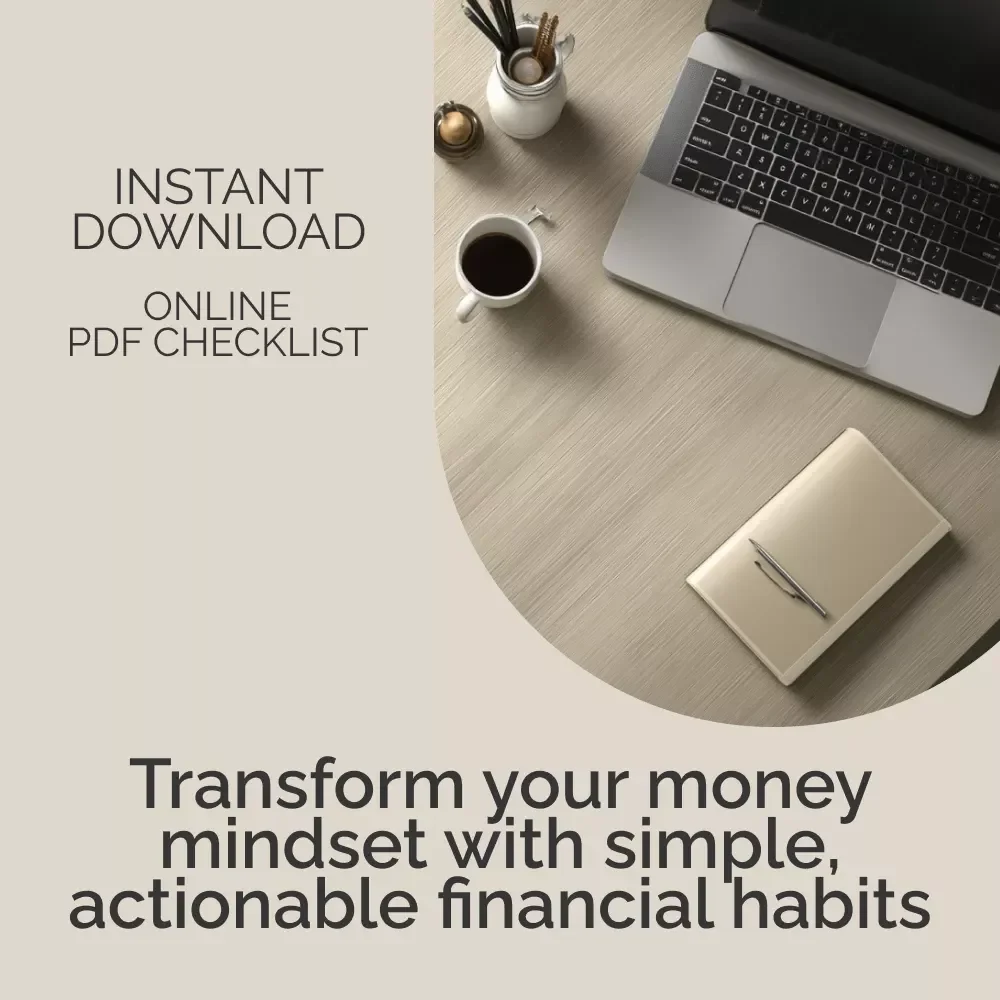 Checklist: Master Your Money Mindset in 7 Simple Steps | Printable Guide for Budgeting, Abundance Mindset, Financial Clarity & how to think about money | Digital Download
