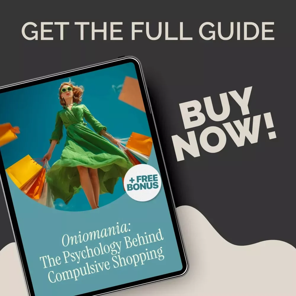 Oniomania: the Psychology Behind Compulsive Shopping 🛍️ | Comprehensive Oniomania Guide, Shopping Addiction Insight eBook, Mental Wellness Digital Download