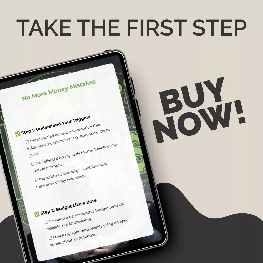 No More Money Mistakes | Printable Financial Checklist for Smarter Spending and Saving | Learn to Avoid Suboptimal Decision Making in Financial Planning | Digital Download