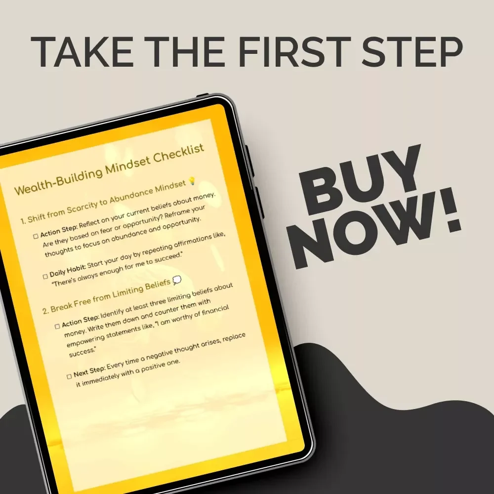 Wealth-Building Mindset Checklist - Transform Your Money Mindset for Financial Success