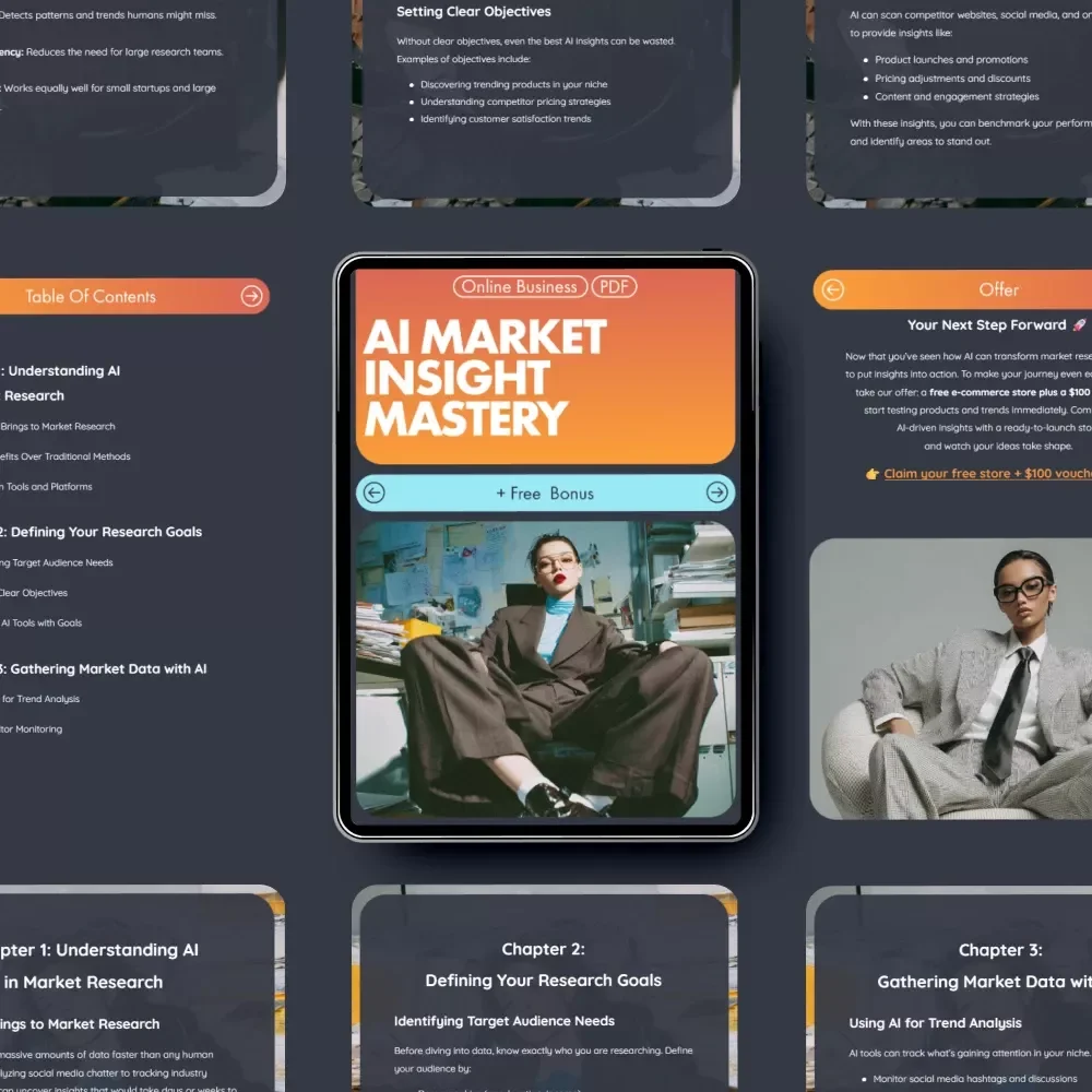 AI Market Insight Mastery: The Ultimate eBook Guide on How to Use AI for Market Research