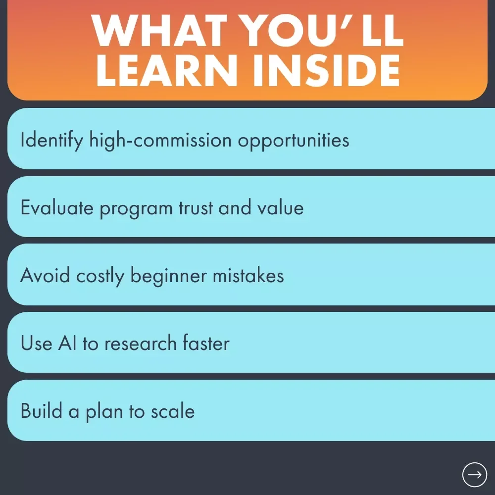 Affiliate Income Secrets: Find High-Paying Programs | Step-by-Step Guide for Beginners | Learn How to Find High Paying Affiliate Programs That Boost Your Earnings Fast