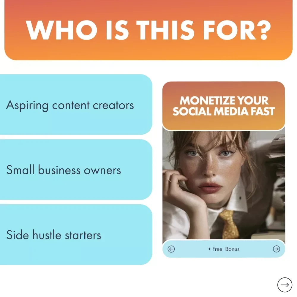 Monetize Your Social Media Fast | Digital eBook for Creators, Influencers & Entrepreneurs | Learn How to Make Money on Social Media with Proven Strategies and Real Case Studies