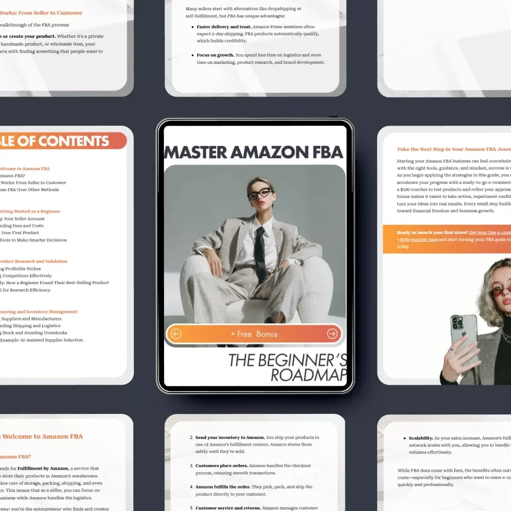 Master Amazon FBA: The Beginner’s Roadmap - Your Ultimate Guide to Launching and Scaling an Amazon FBA Business