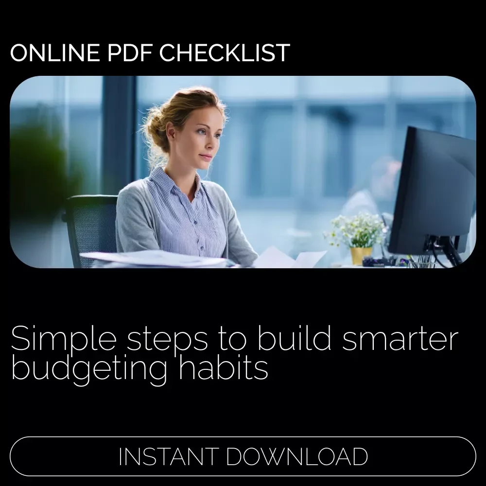 Budgeting Basics Checklist | Simple Step-by-Step Guide for How to Budget Money for Beginners | Easy Personal Finance Digital Download