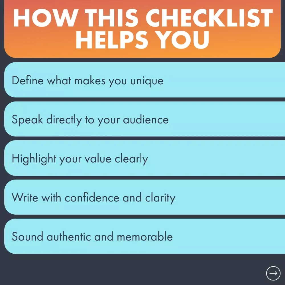 Personal Brand Statement Checklist | Printable Worksheet for Creators, Entrepreneurs & Job Seekers | Craft Your Identity with Real Personal Brand Statement Examples