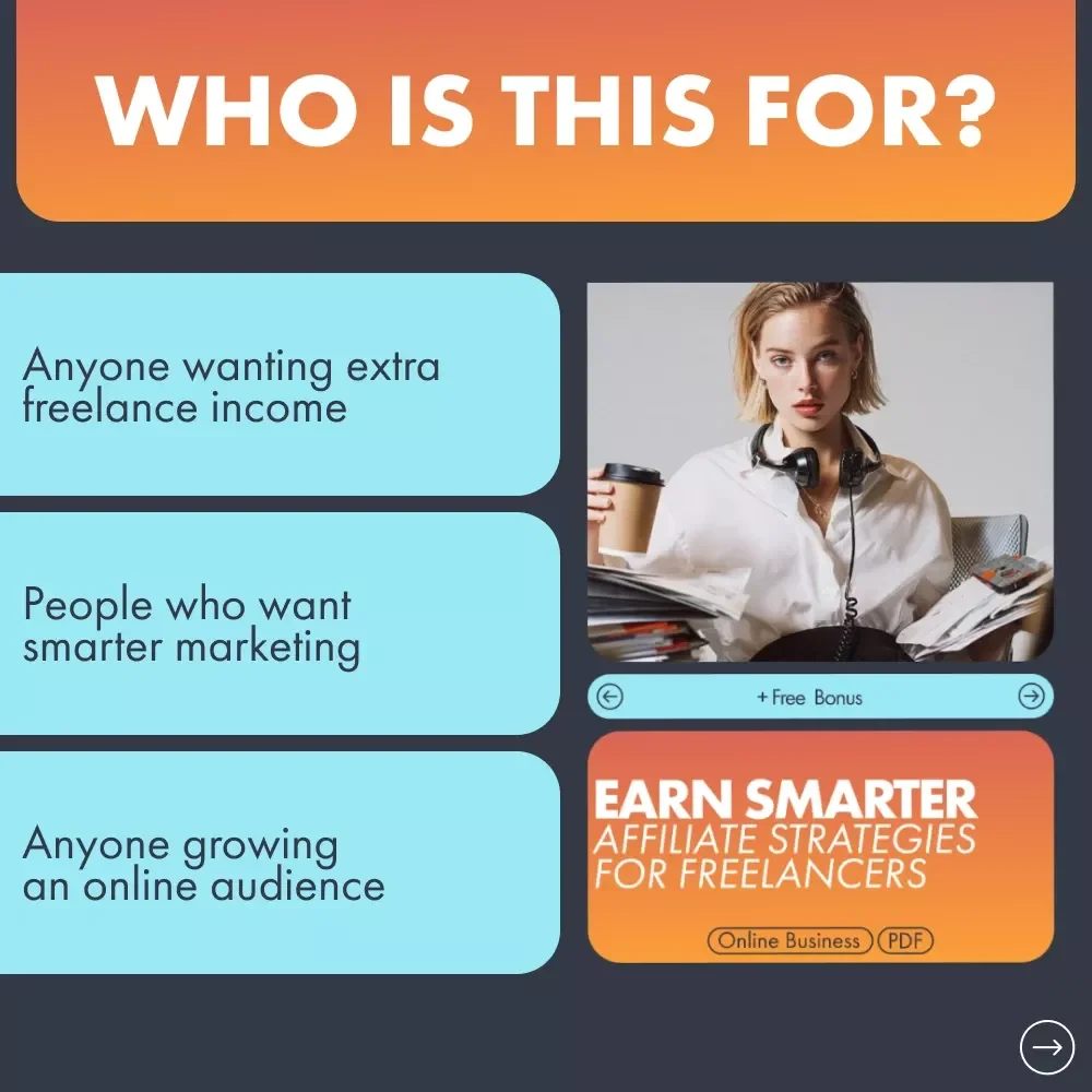 Earn Smarter: Affiliate Strategies for Freelancers – SEO-Optimized Affiliate Marketing Strategies for Freelancers eBook, Digital Guide for Freelance Income Growth