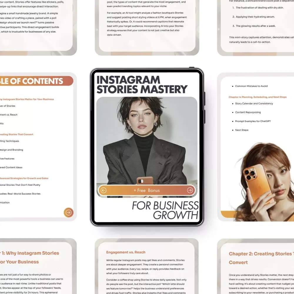 Instagram Stories Mastery for Business Growth | How to Use Instagram Stories for Business | Digital Guide for Entrepreneurs & Social Media Marketing Success