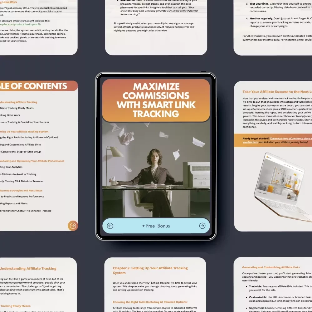 Maximize Commissions with Smart Link Tracking | Step-by-Step Digital Guide for Affiliates | Learn How to Track Affiliate Links and Sales Effectively