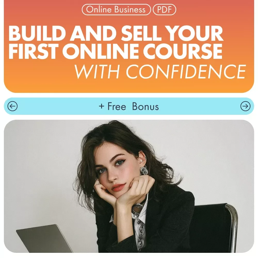 Build and Sell Your First Online Course With Confidence: A Step-by-Step Guide for Success