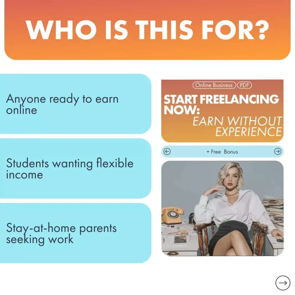 Start Freelancing Now: Earn Without Experience | Your Complete Guide to Freelance Jobs for Beginners with No Skills | Digital Download eBook