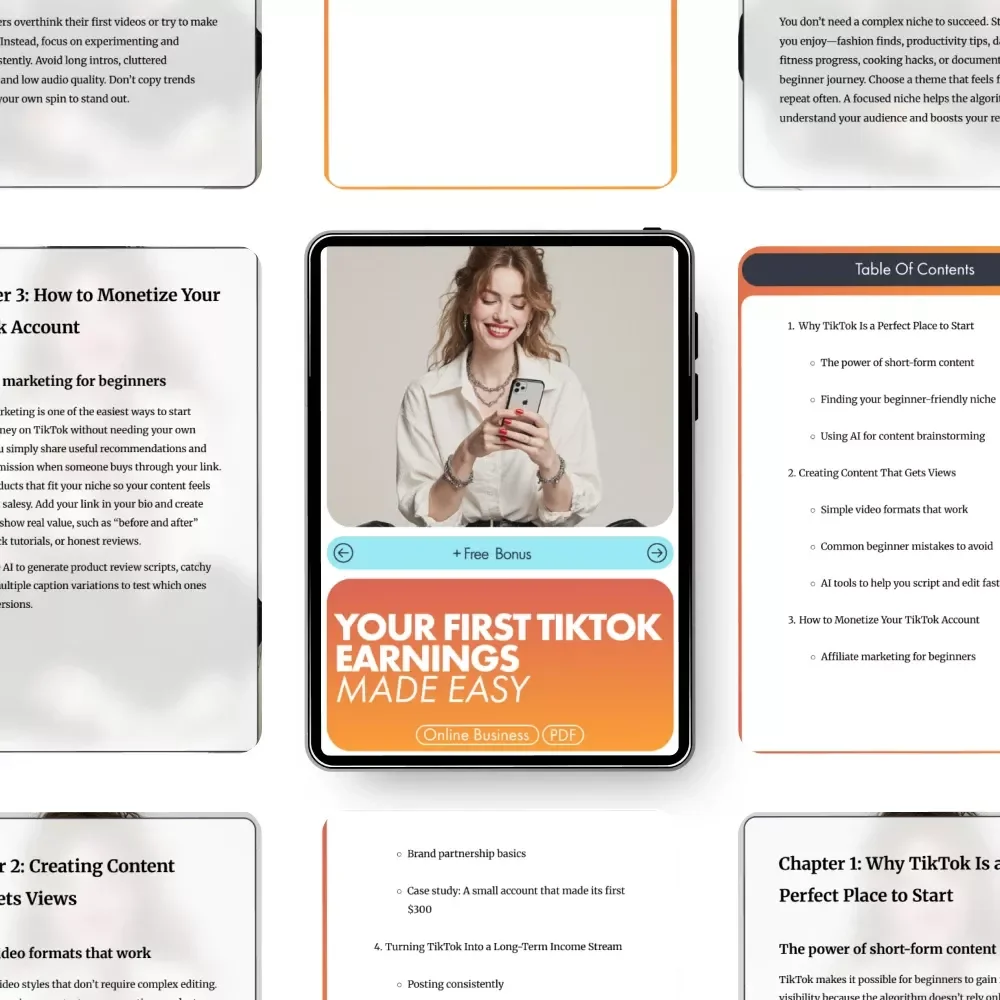 Your First TikTok Earnings Made Easy: A Step-by-Step Guide to Making Money on TikTok