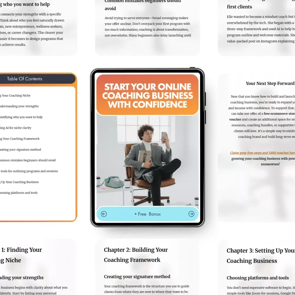Start Your Online Coaching Business With Confidence: A Step-by-Step Guide to Building Your Coaching Empire