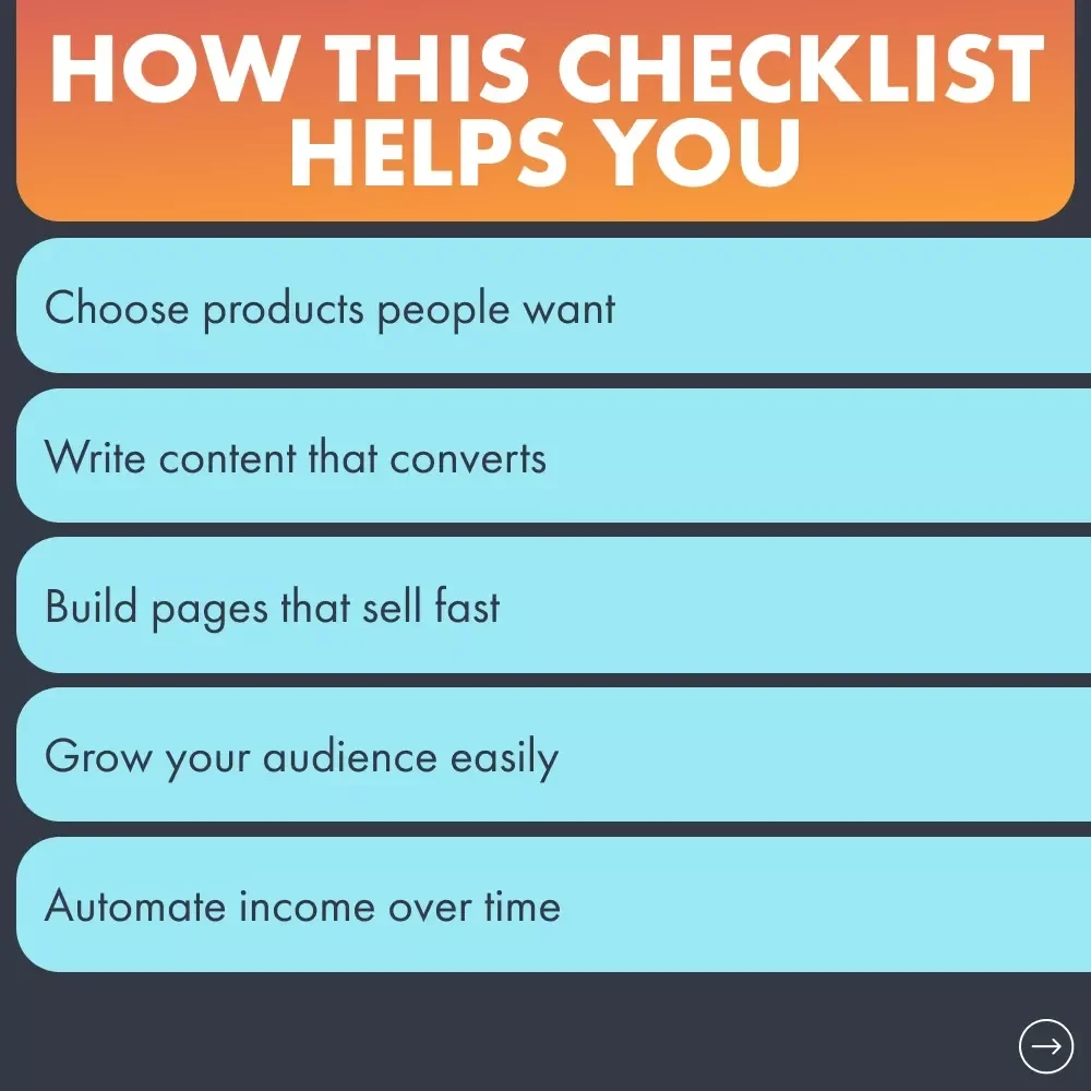 Blog to Bank: Your Checklist for Selling Digital Products Online | Printable Checklist for Bloggers, Creators & Entrepreneurs | How to Use Your Blog to Sell Digital Products