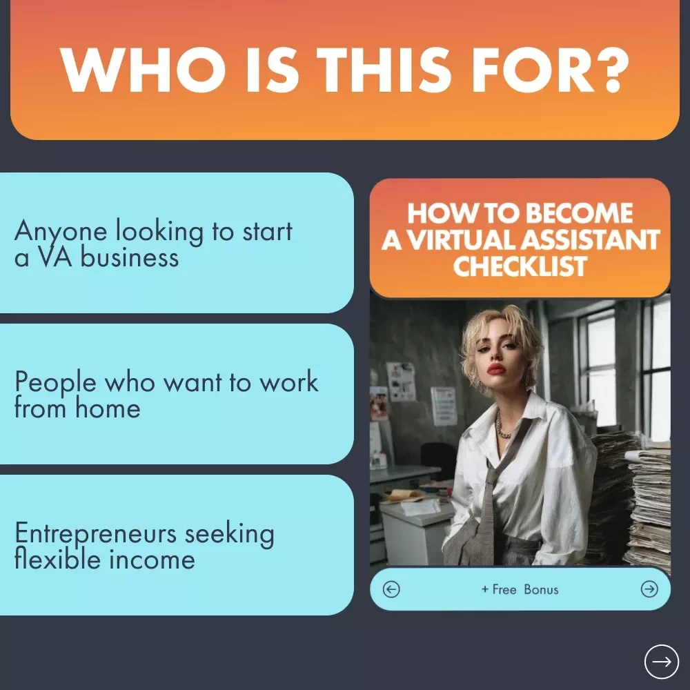 How to Become a Virtual Assistant Checklist - The Ultimate Guide to Starting Your VA Business