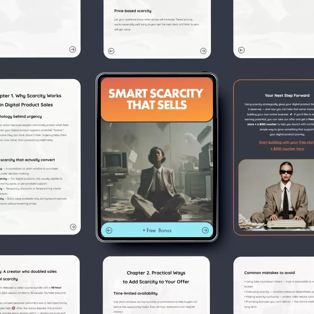 Smart Scarcity That Sells: How to Use Scarcity to Sell Your Digital Product