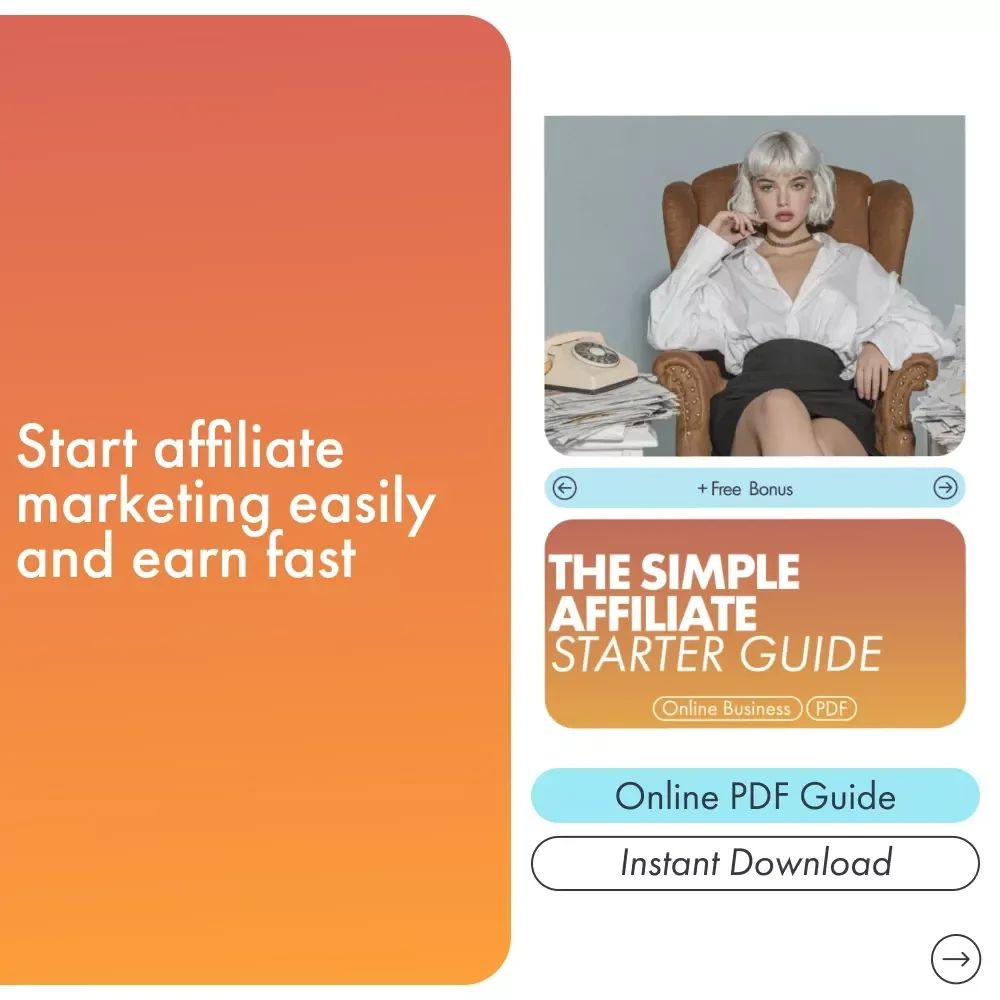 The Simple Affiliate Starter Guide | Beginner-Friendly eBook for Earning Online | Learn the Best Affiliate Programs for Beginners and Start Making Commissions Fast