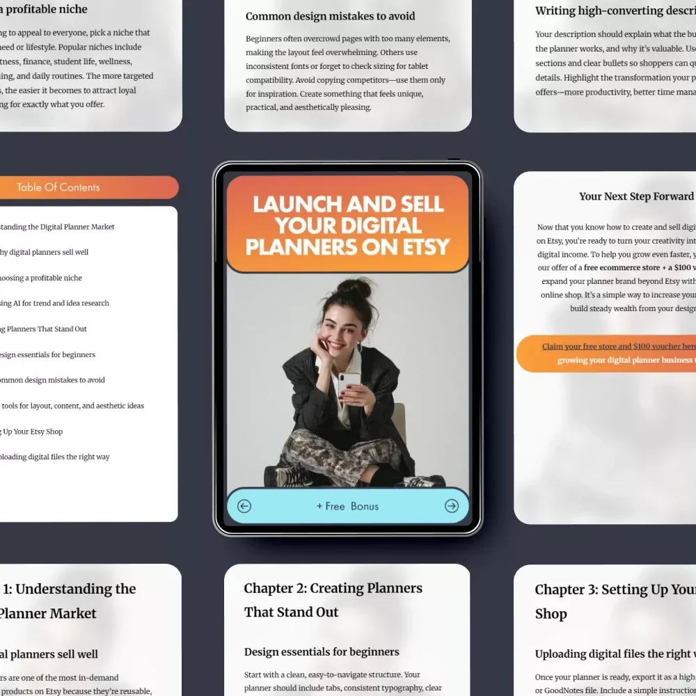 Launch and Sell Your Digital Planners on Etsy: The Ultimate Guide to Getting Started